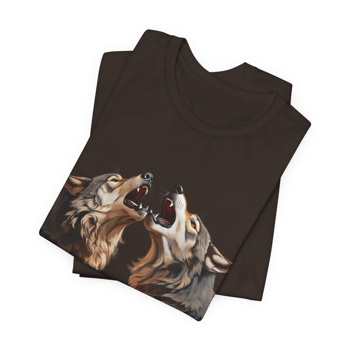 Dualing Wolf Howls - T‑Shirt