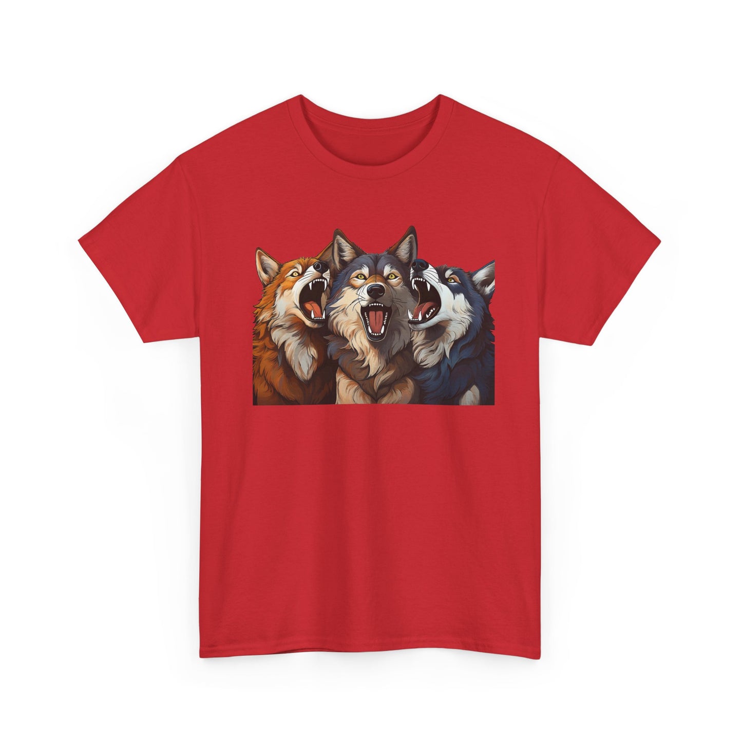 SINGING TRIO of WOLVES - T SHIRT