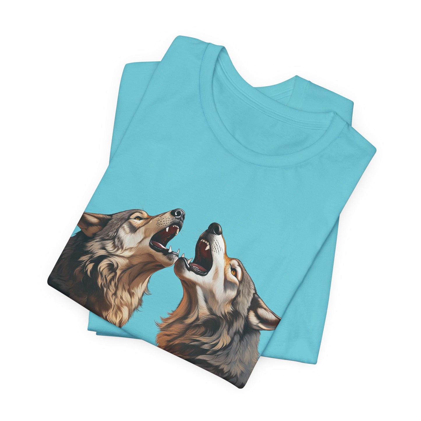 Dualing Wolf Howls - T‑Shirt