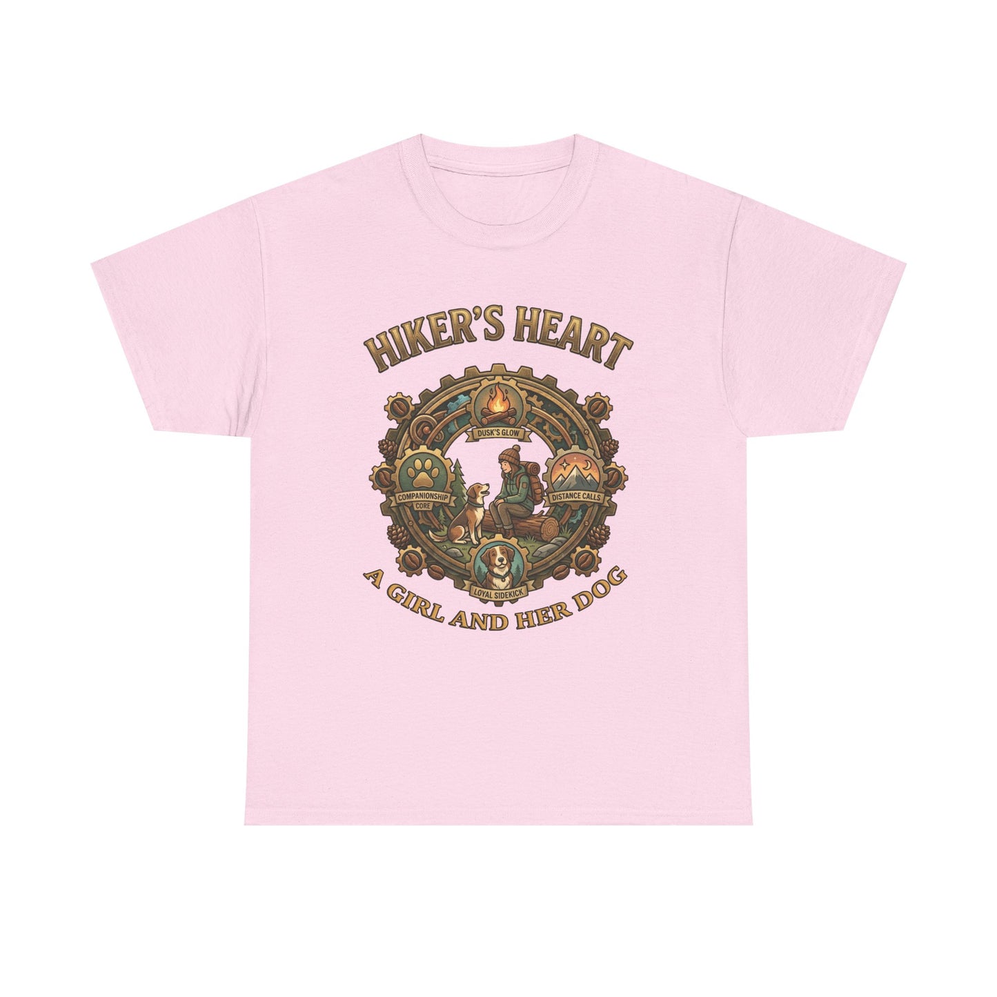 Hiker's Heart  — "A Girl and Her Dog" Vintage Outdoor Tee