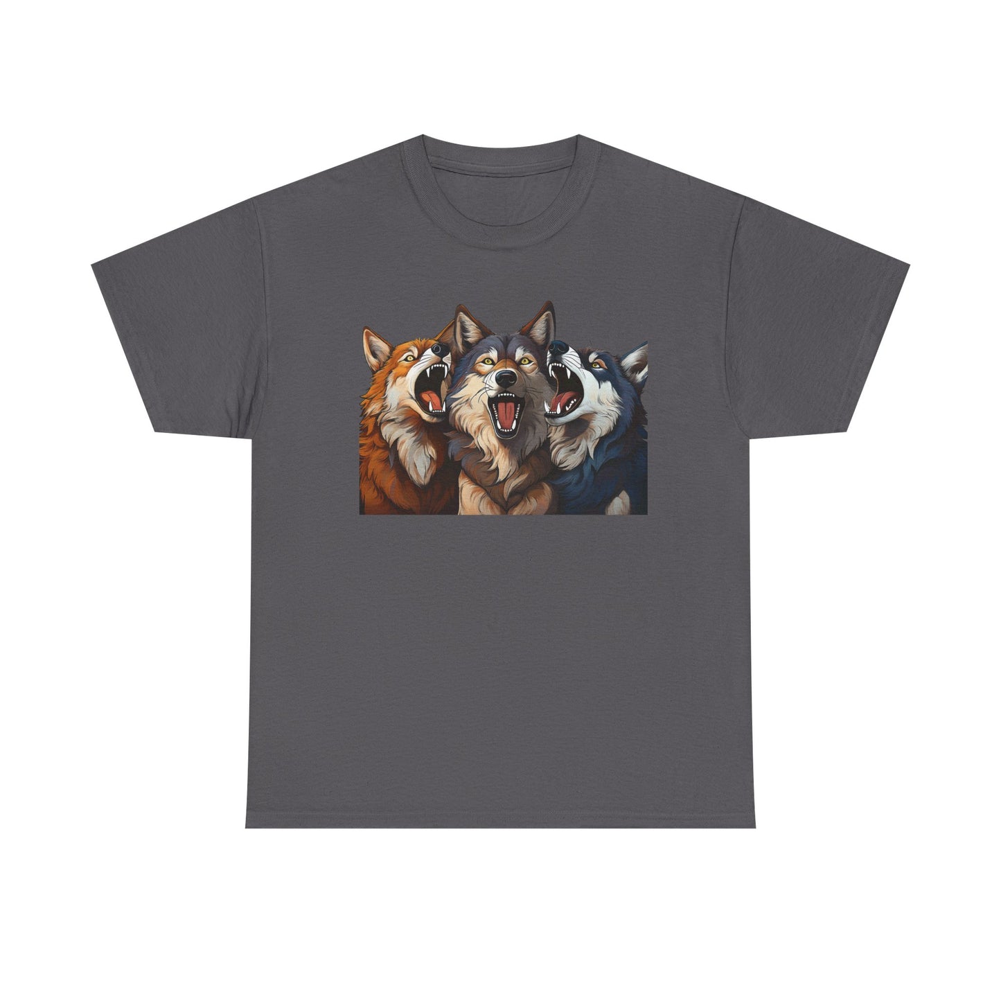 SINGING TRIO of WOLVES - T SHIRT
