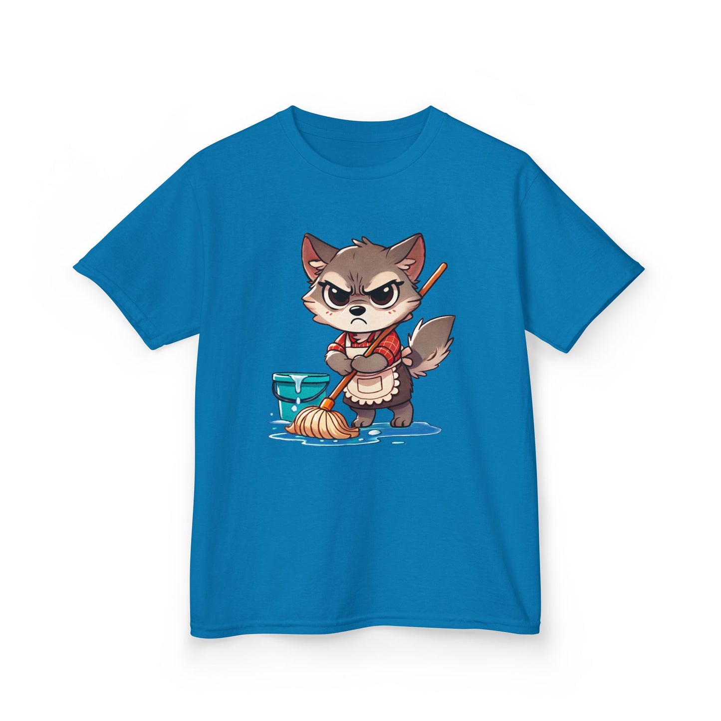 Grumpy Wolf Kid—Mop the Floor