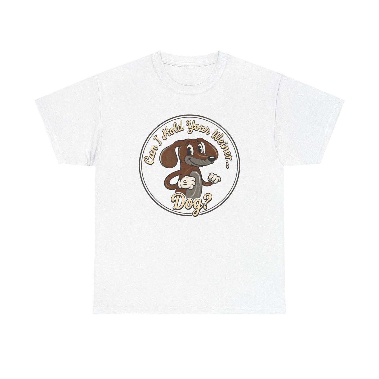 Vintage Cartoon  Weiner Dog T