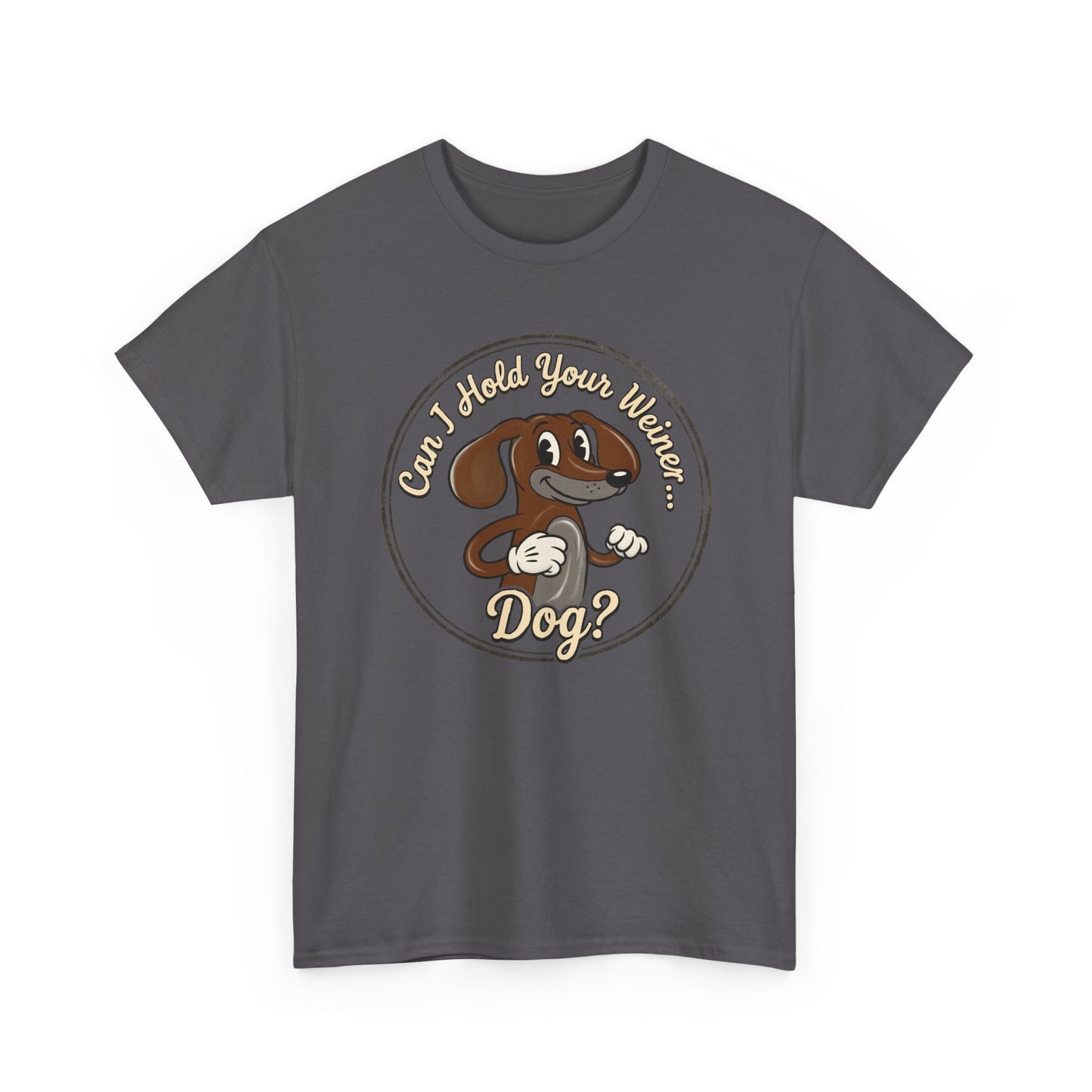 Vintage Cartoon  Weiner Dog T
