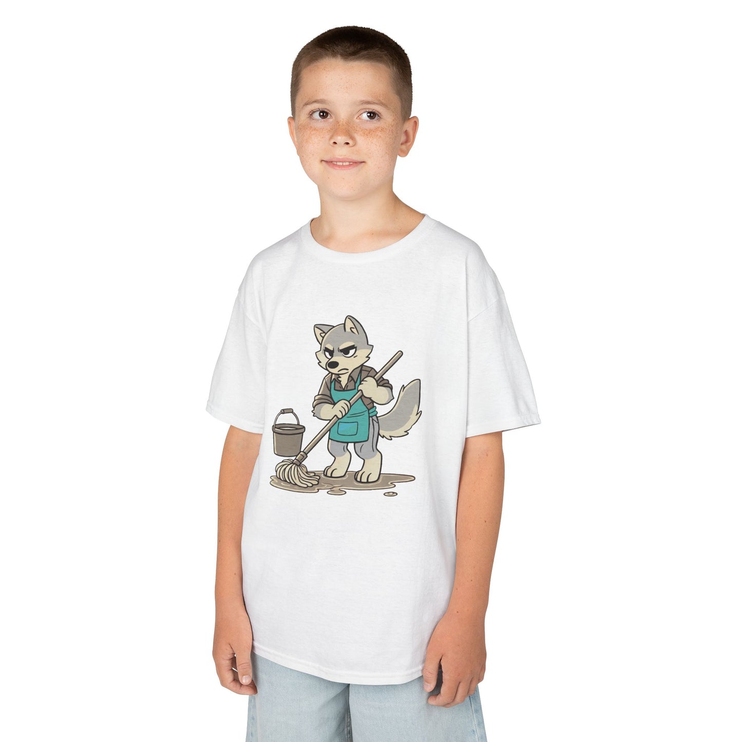Grumpy Wolf Kid— Mop