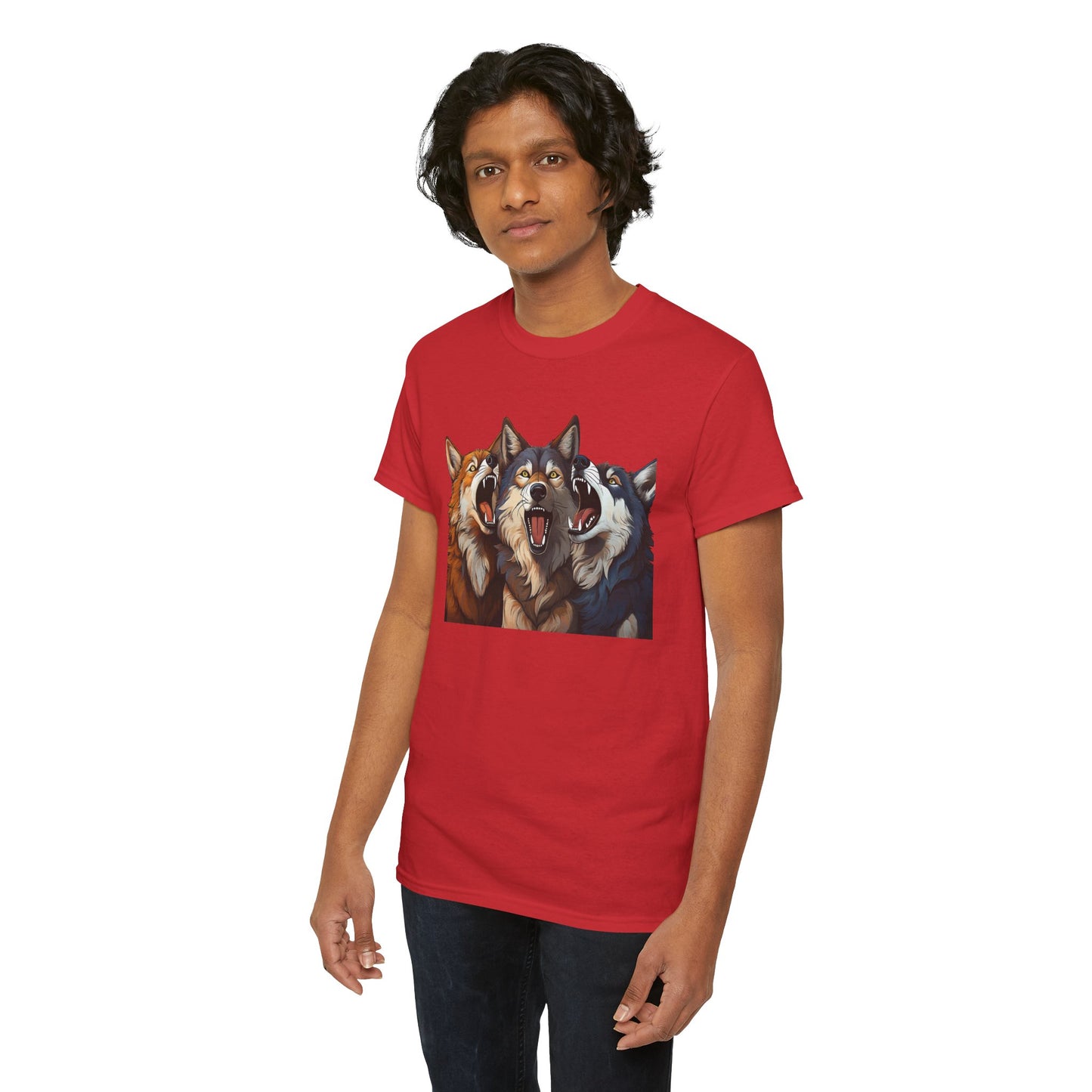SINGING TRIO of WOLVES - T SHIRT