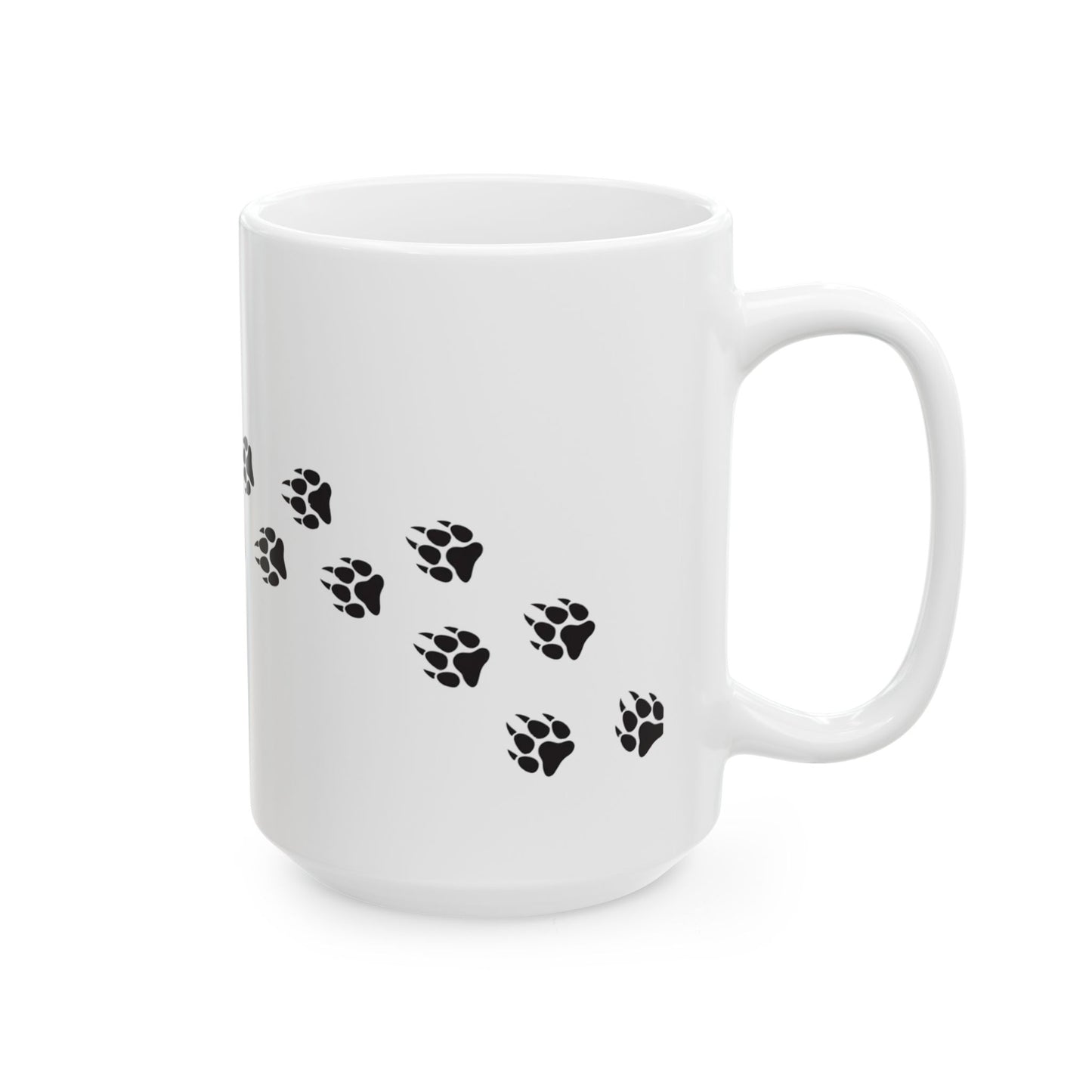 Wolf Tracks Coffee Mug (11oz, 15oz)