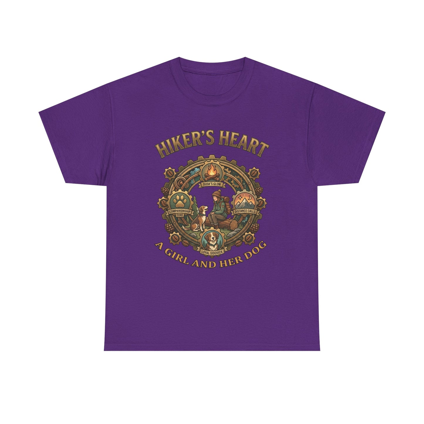 Hiker's Heart  — "A Girl and Her Dog" Vintage Outdoor Tee