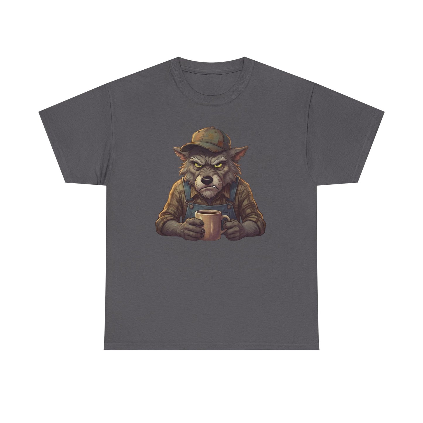 A Grumpy Wolf Graphic T‑Shirt