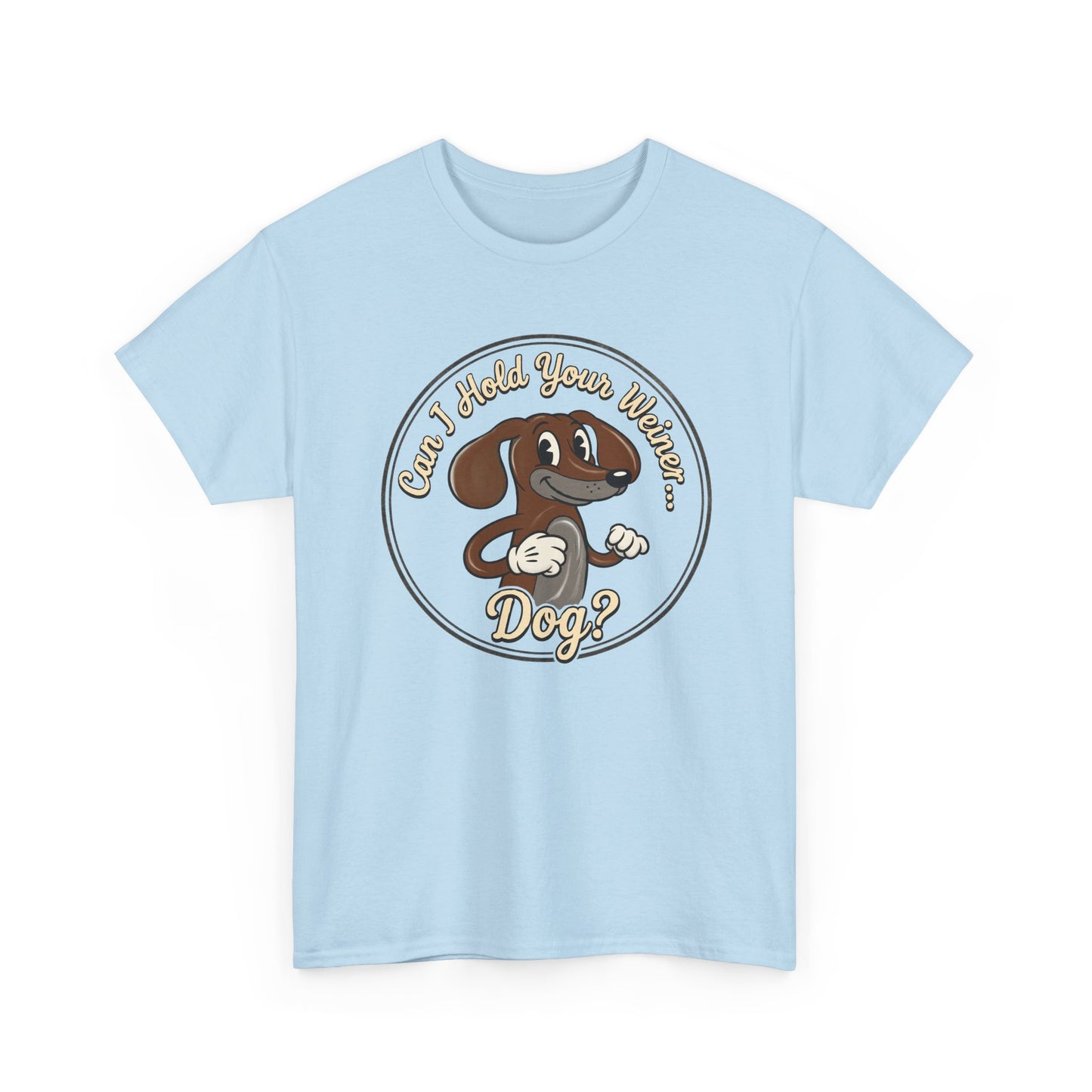 Vintage Cartoon  Weiner Dog T