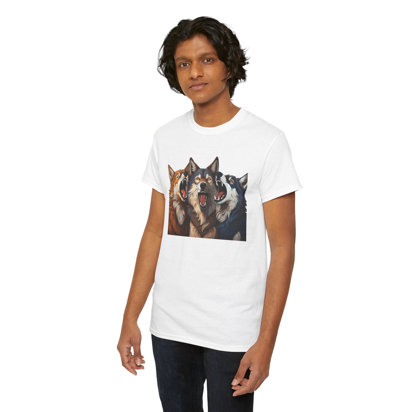 SINGING TRIO of WOLVES - T SHIRT