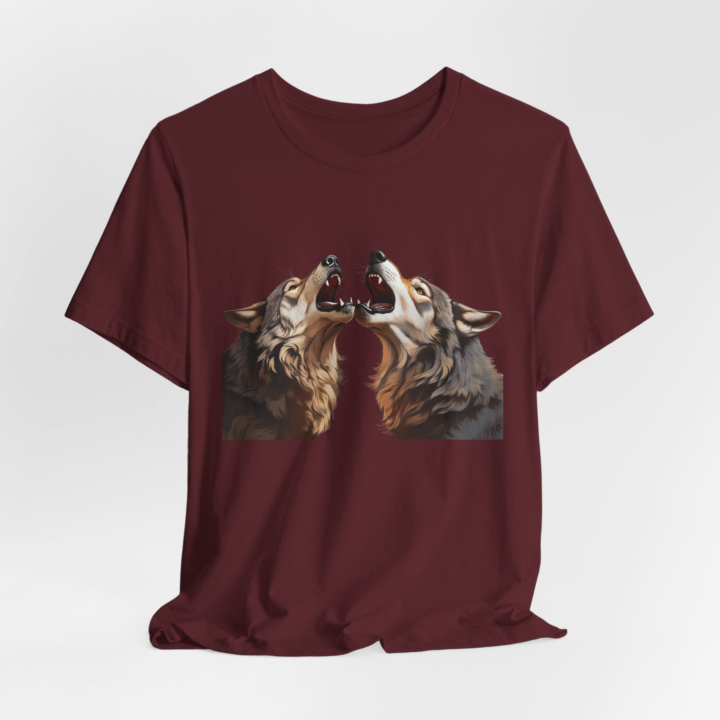 Dualing Wolf Howls - T‑Shirt