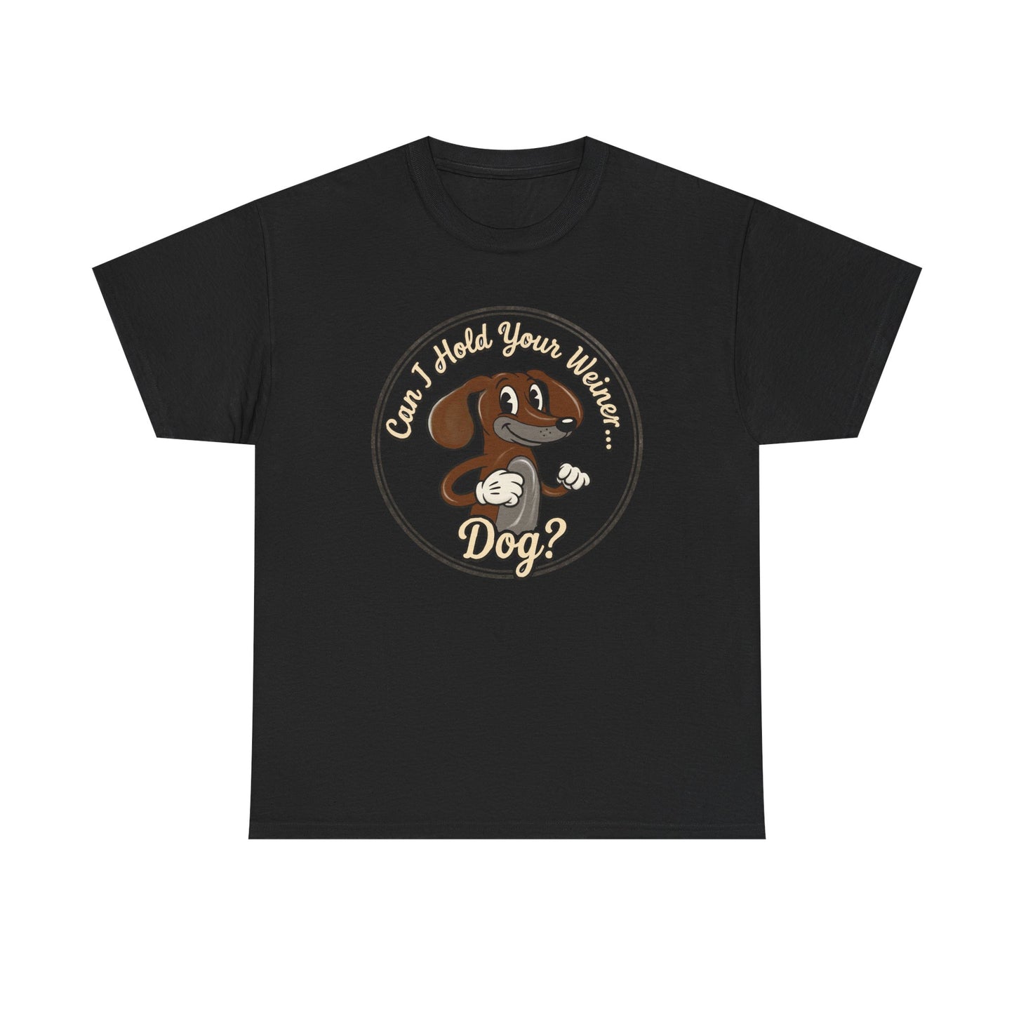 Vintage Cartoon  Weiner Dog T