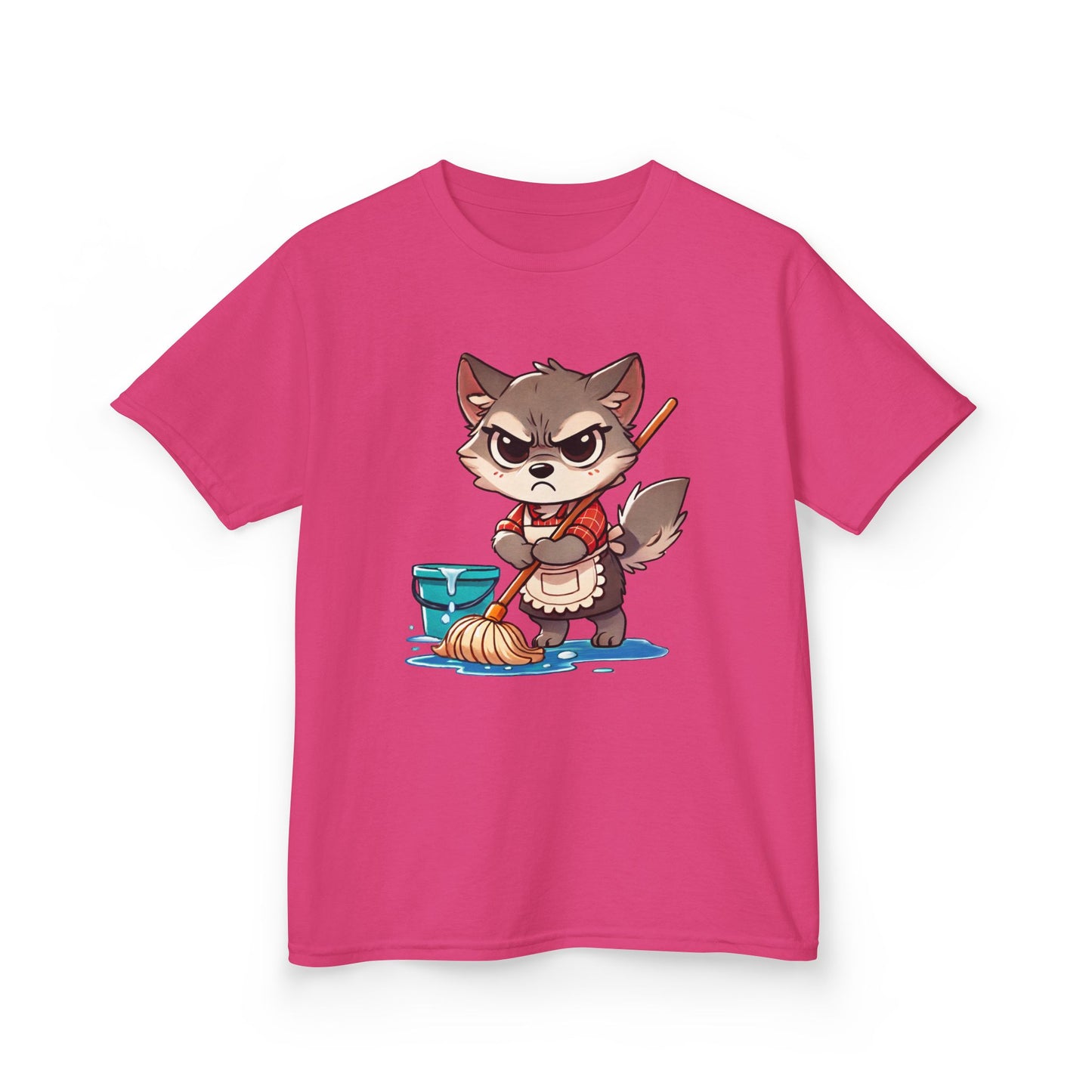 Grumpy Wolf Kid—Mop the Floor