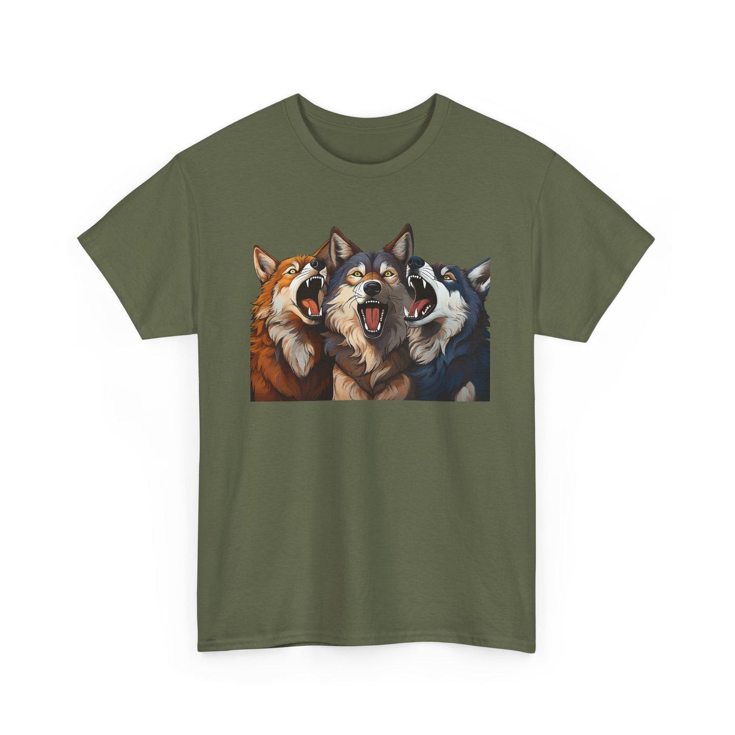 SINGING TRIO of WOLVES - T SHIRT