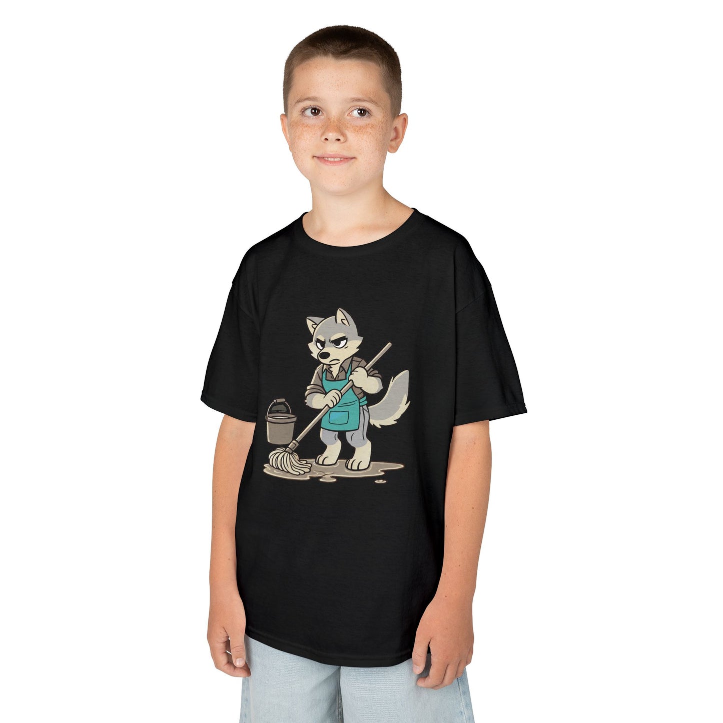 Grumpy Wolf Kid— Mop