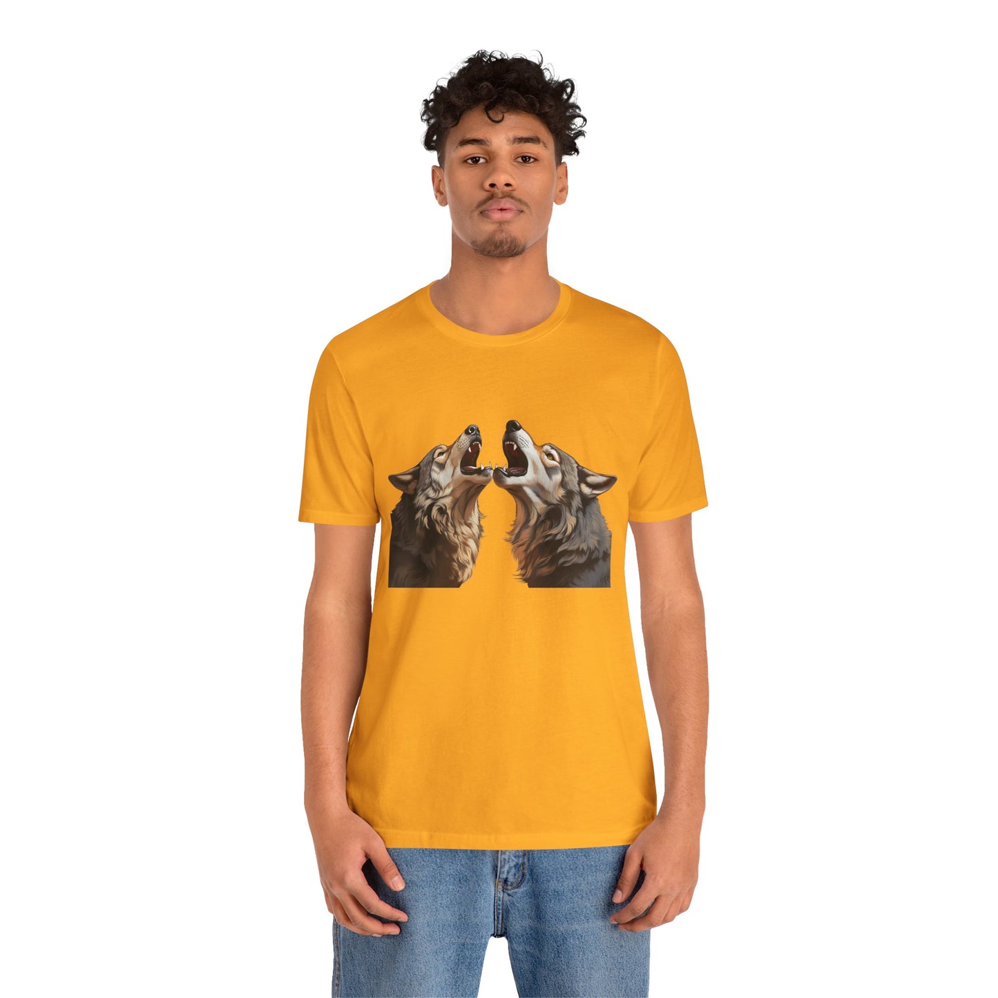 Dualing Wolf Howls - T‑Shirt