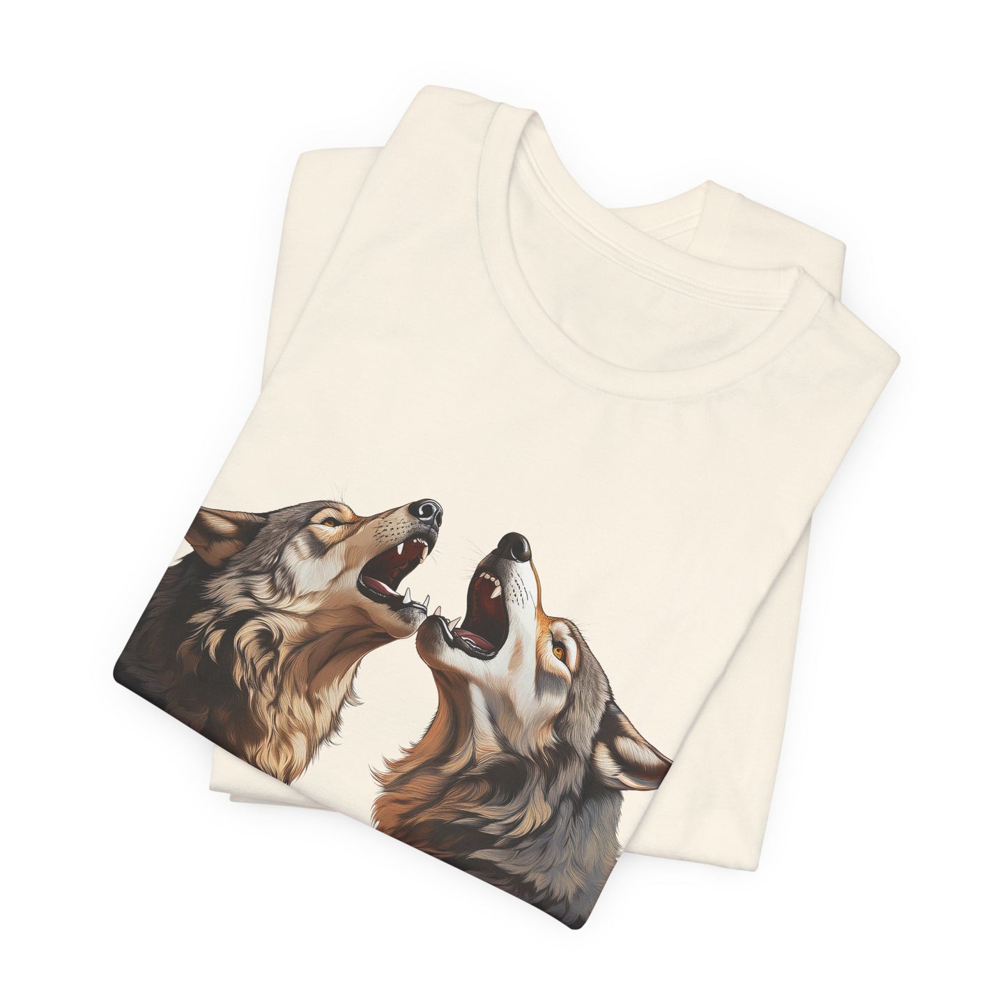 Dualing Wolf Howls - T‑Shirt
