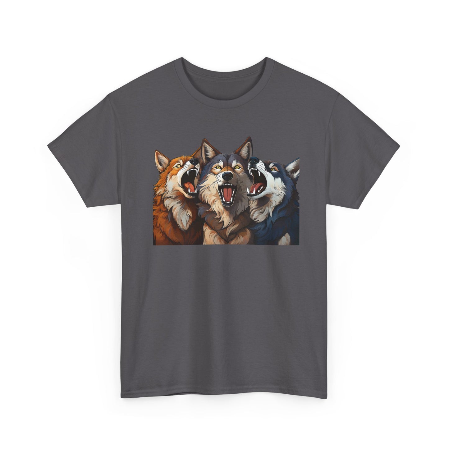 SINGING TRIO of WOLVES - T SHIRT