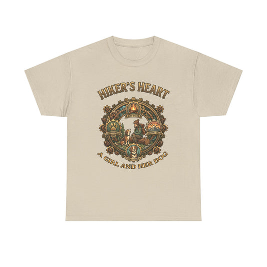 Hiker's Heart  — "A Girl and Her Dog" Vintage Outdoor Tee