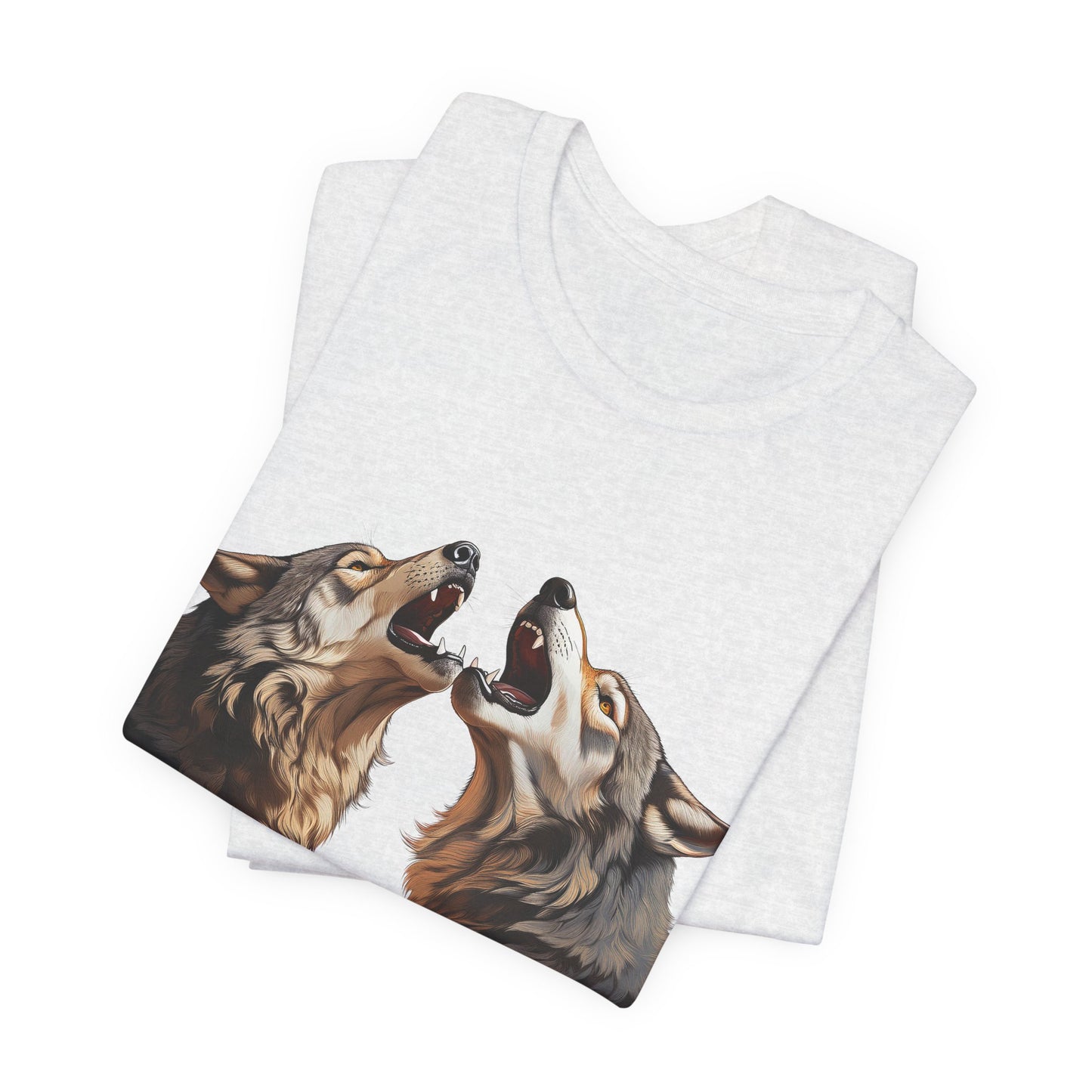 Dualing Wolf Howls - T‑Shirt