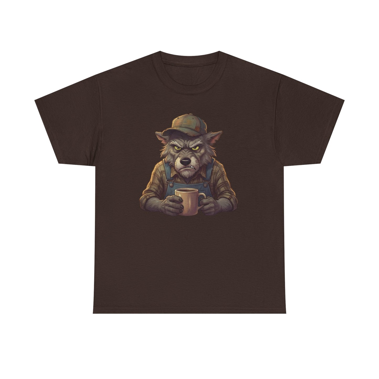 A Grumpy Wolf Graphic T‑Shirt