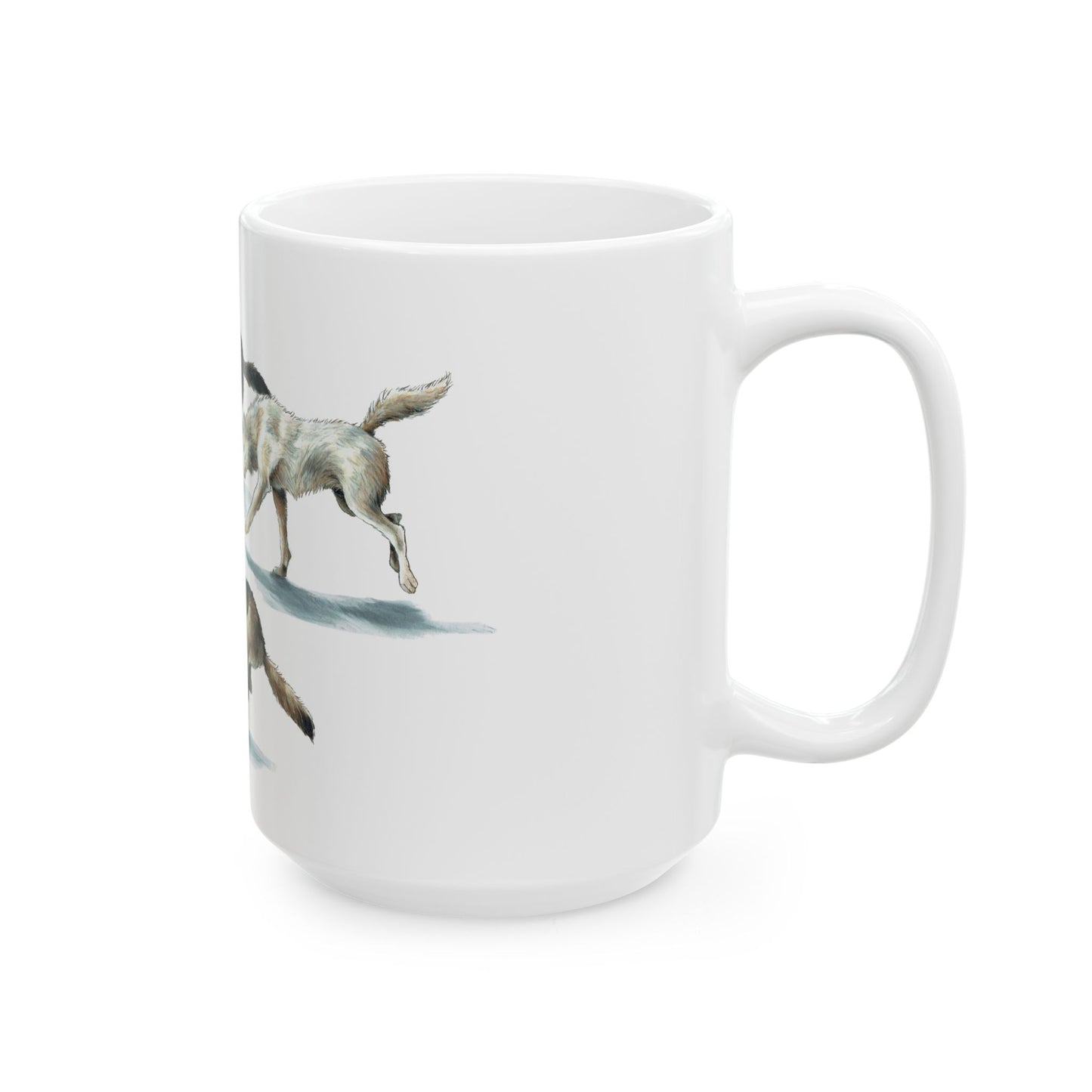 Running Wolves Art Coffee Cup (11oz & 15oz)
