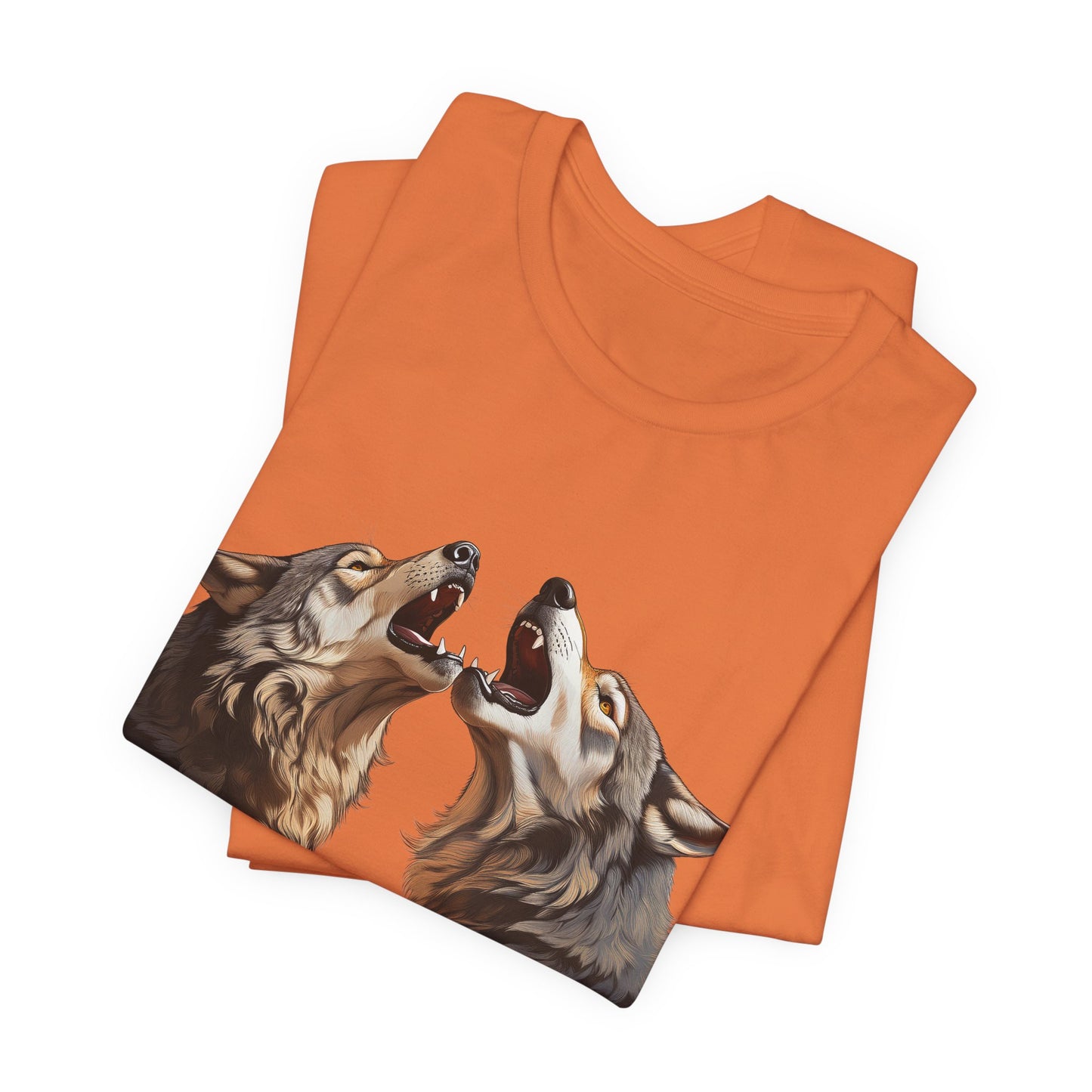 Dualing Wolf Howls - T‑Shirt