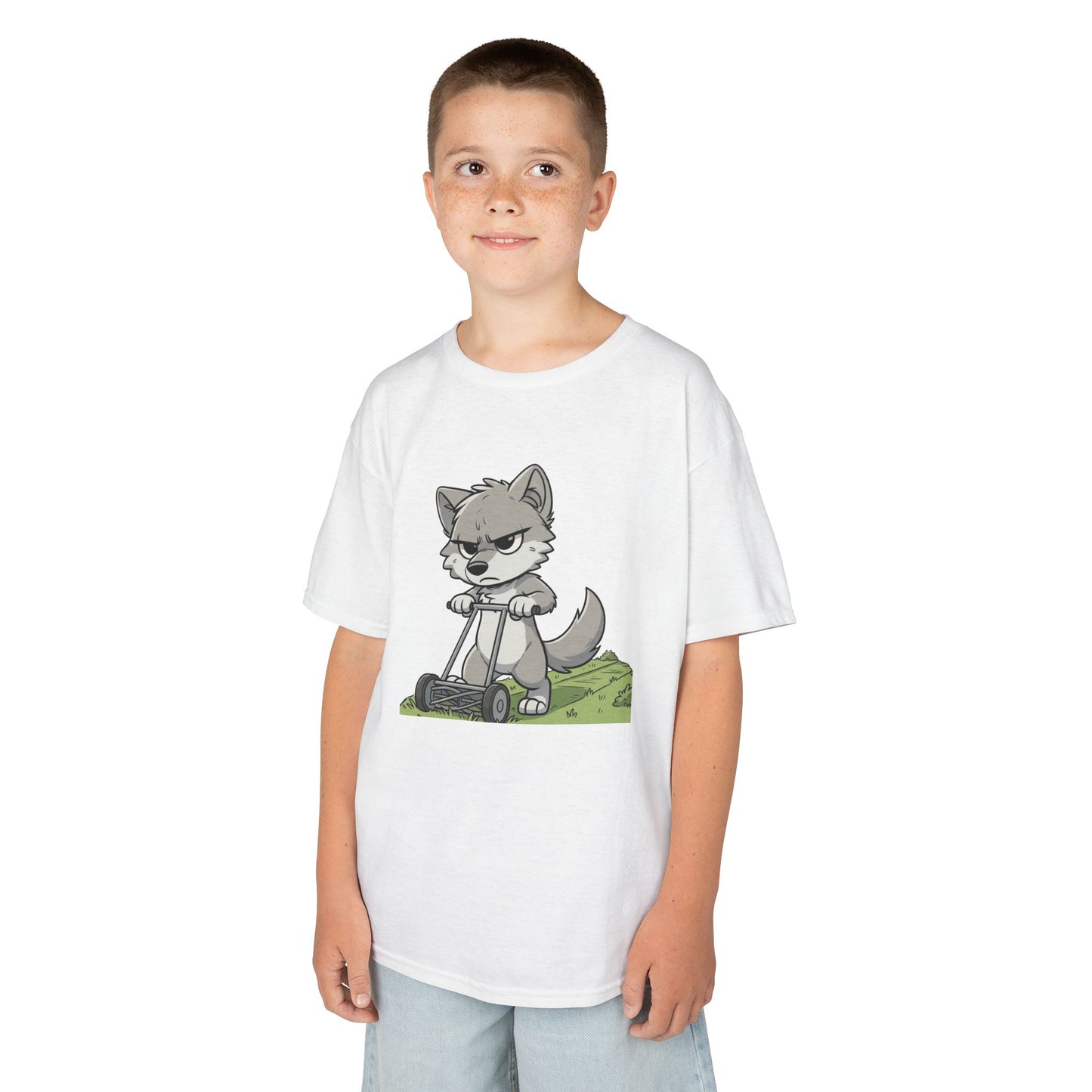 Grumpy Wolf Kid—Mow the Lawn