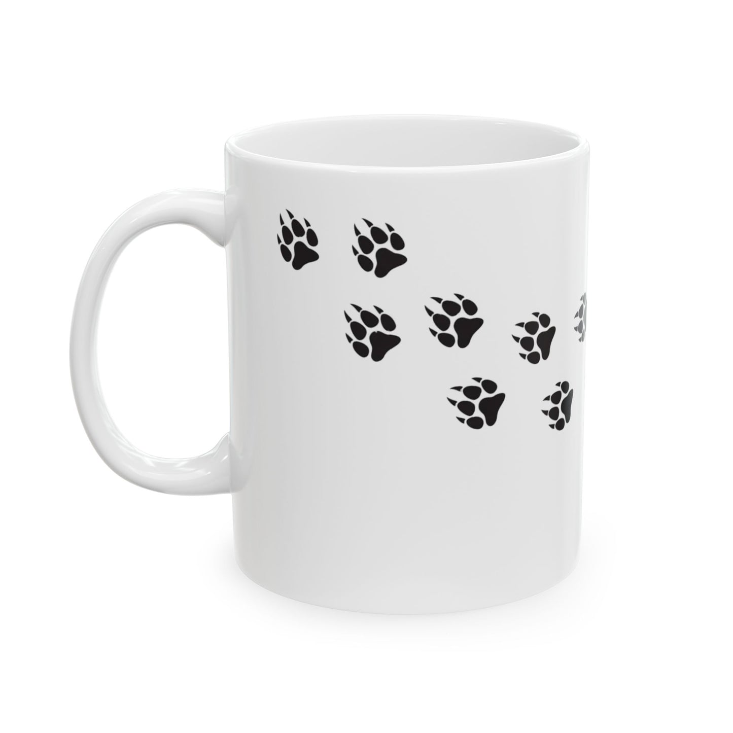 Wolf Tracks Coffee Mug (11oz, 15oz)