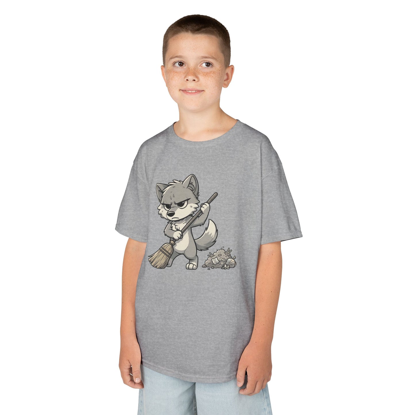Grumpy Wolf Kid—Sweep the Floor