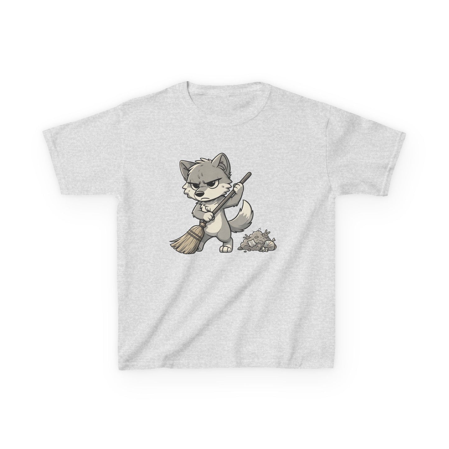 Grumpy Wolf Kid—Sweep the Floor