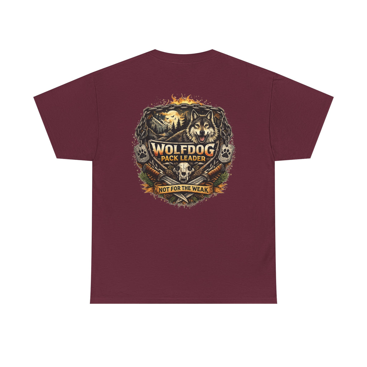 Wolfdog Pack Leader T-Shirt — 'Not For The Weak'