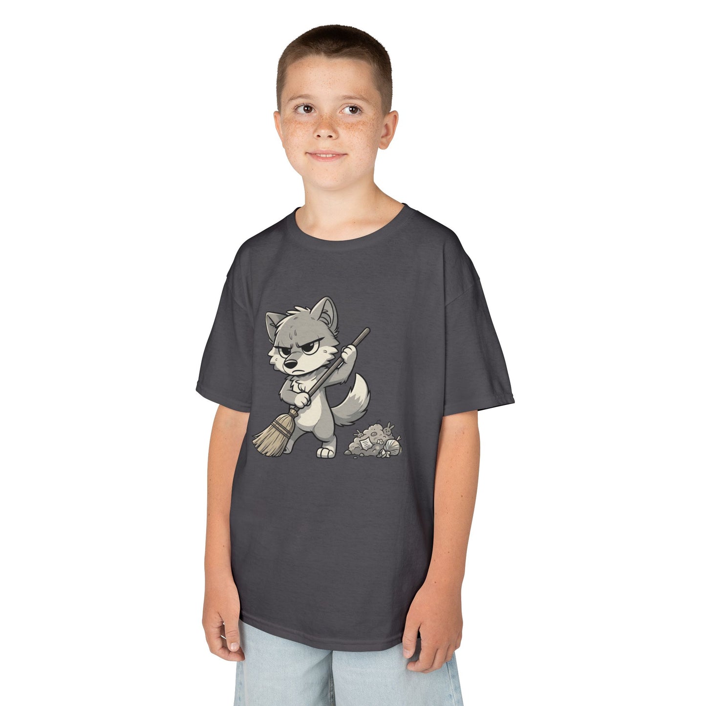 Grumpy Wolf Kid—Sweep the Floor