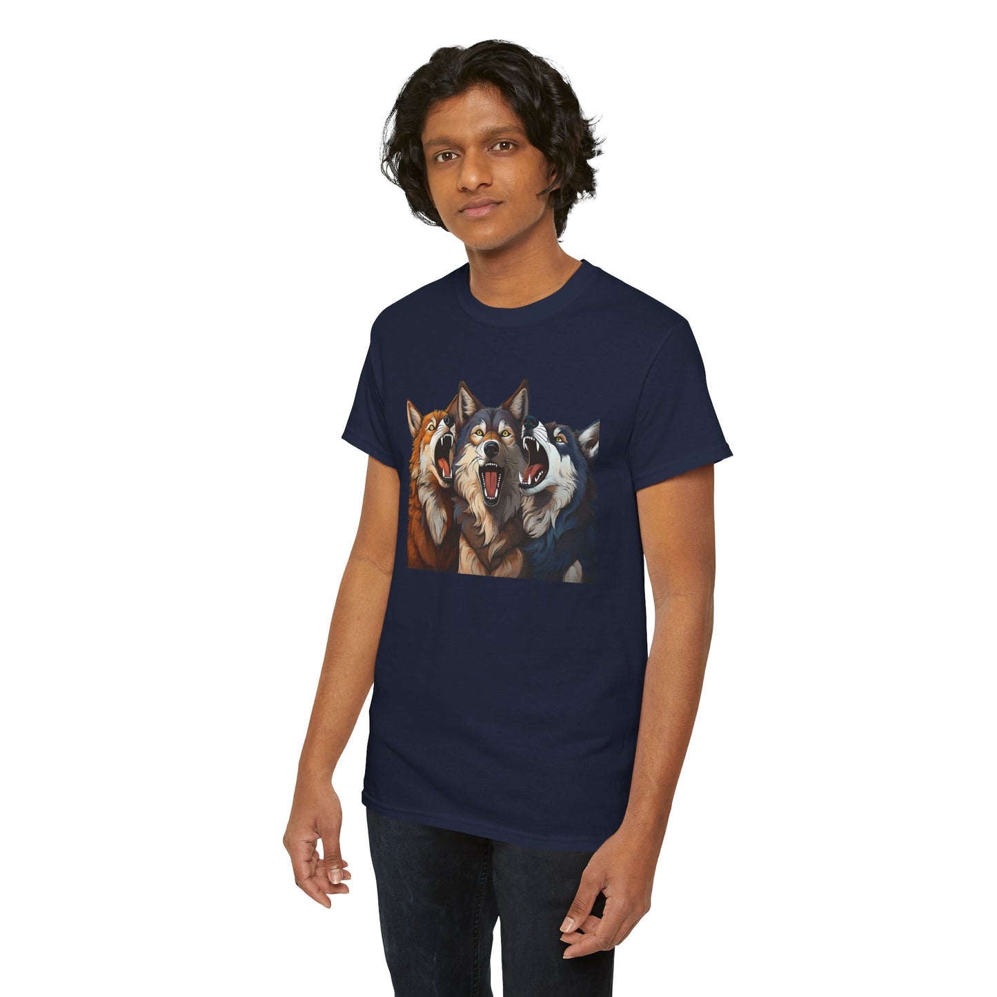 SINGING TRIO of WOLVES - T SHIRT