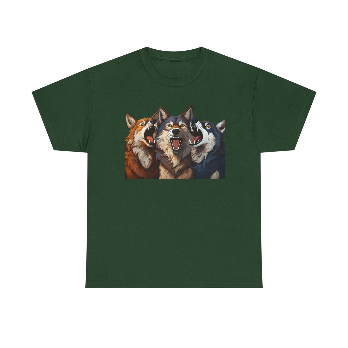 SINGING TRIO of WOLVES - T SHIRT