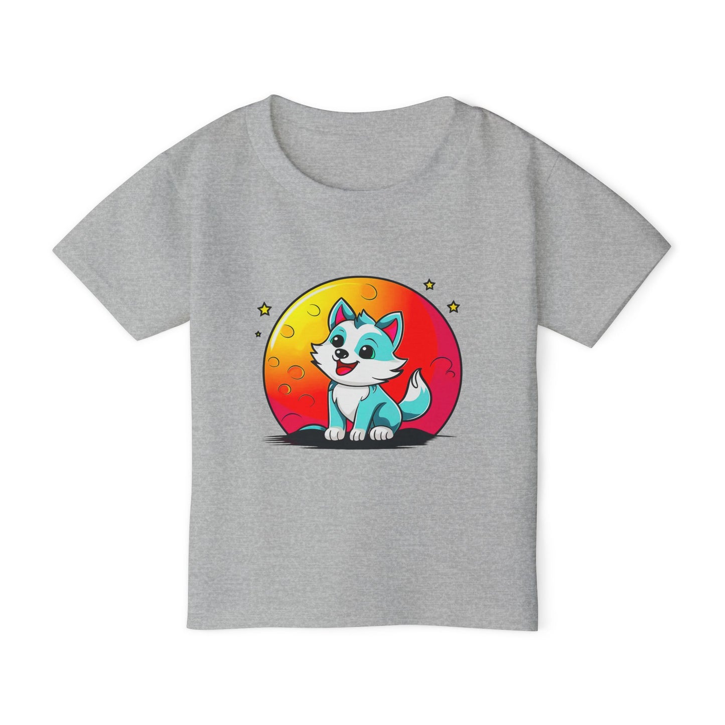 Wolf Pup Full Moon - Toddler T-Shirt