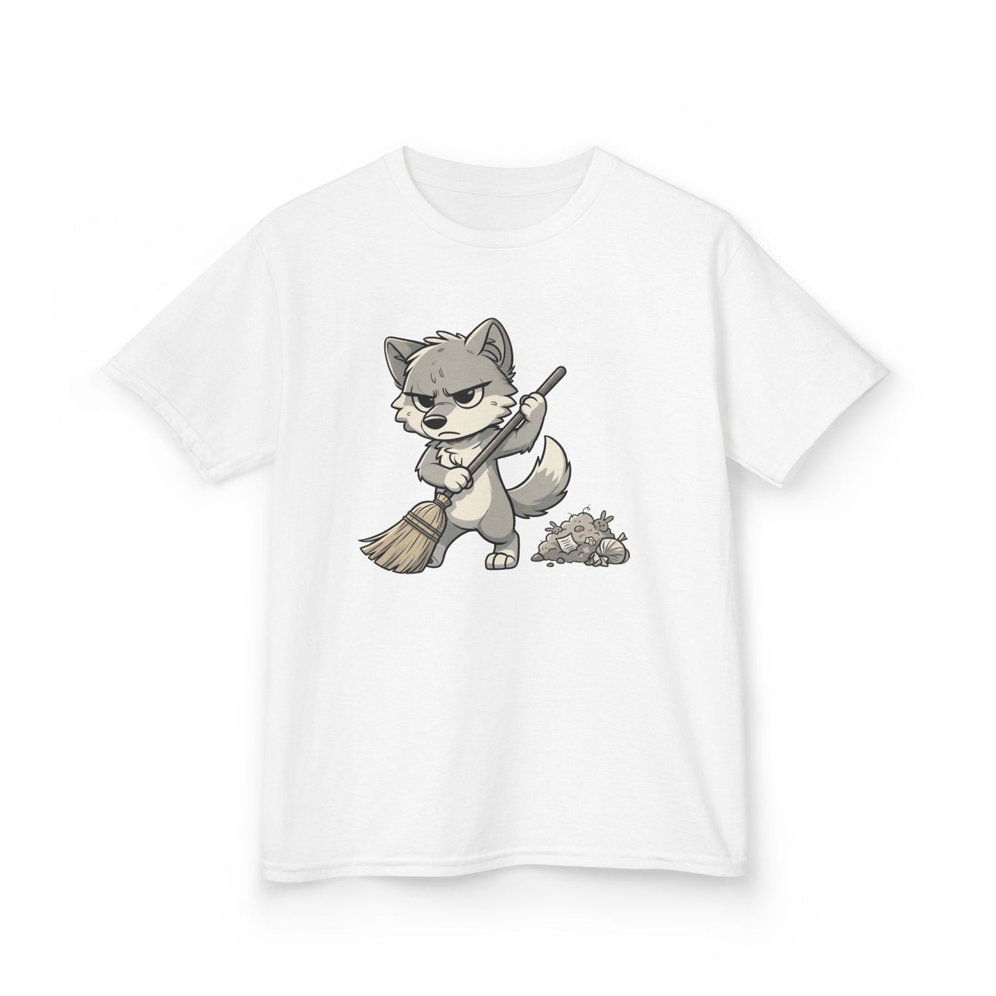 Grumpy Wolf Kid—Sweep the Floor
