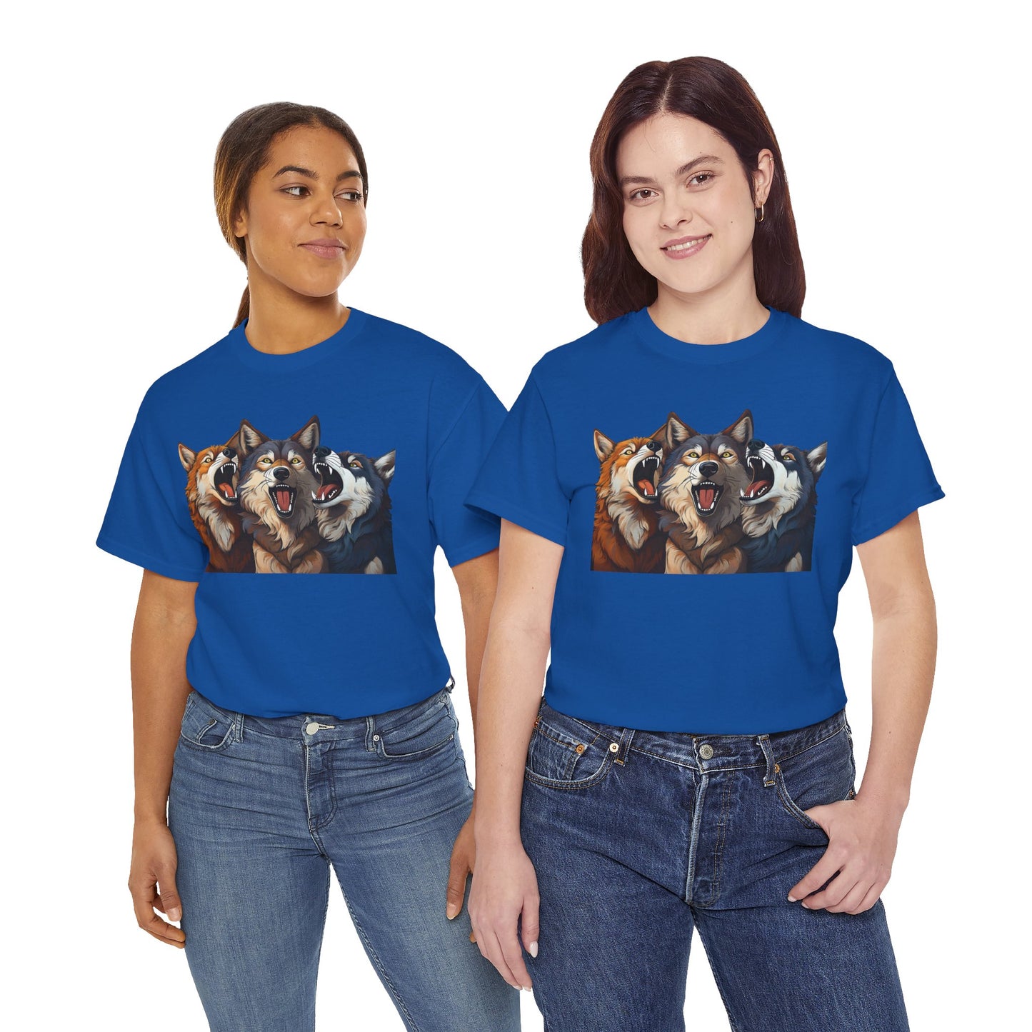 SINGING TRIO of WOLVES - T SHIRT