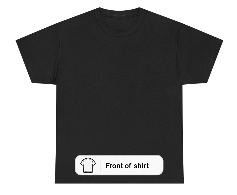 Stalking Wolf - Back of Shirt Design