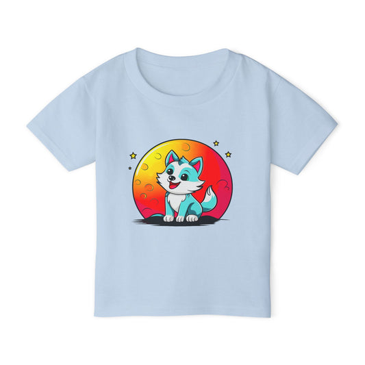 Wolf Pup Full Moon - Toddler T-Shirt