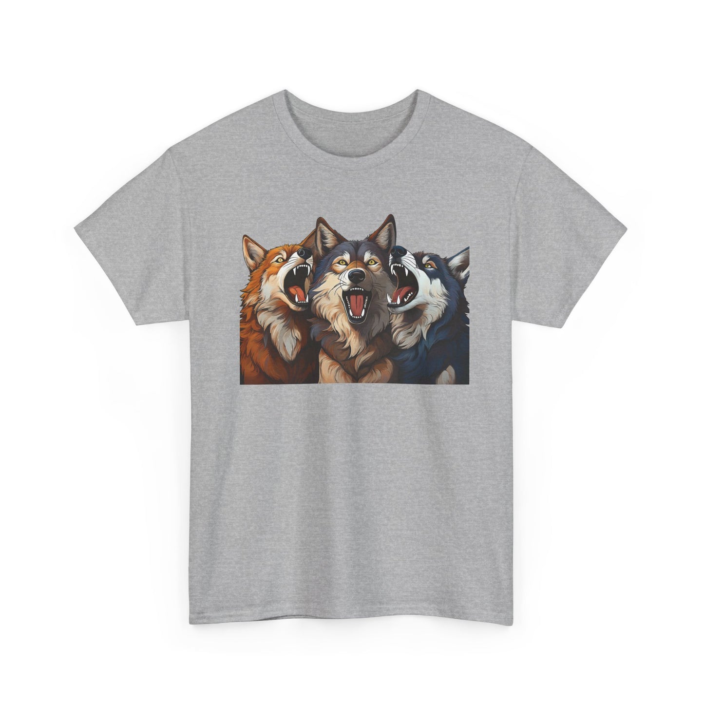 SINGING TRIO of WOLVES - T SHIRT