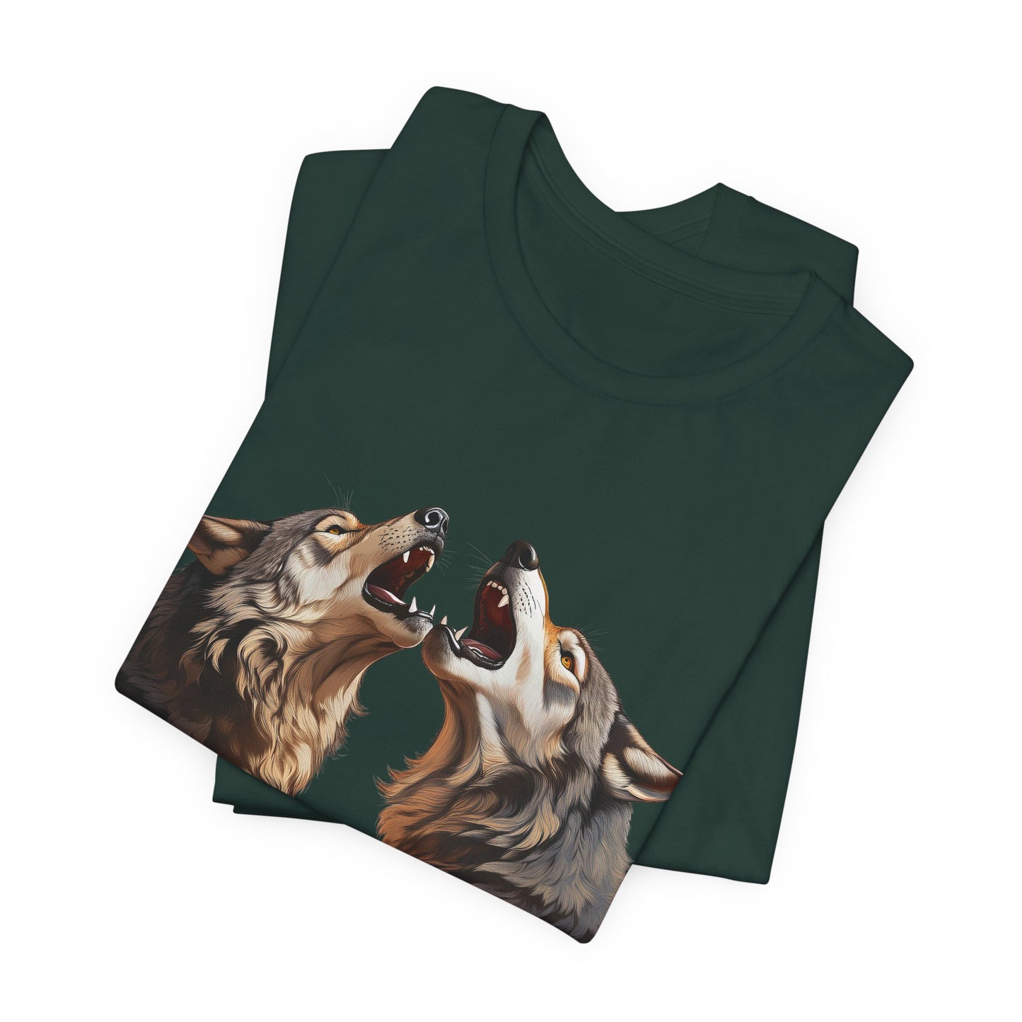 Dualing Wolf Howls - T‑Shirt