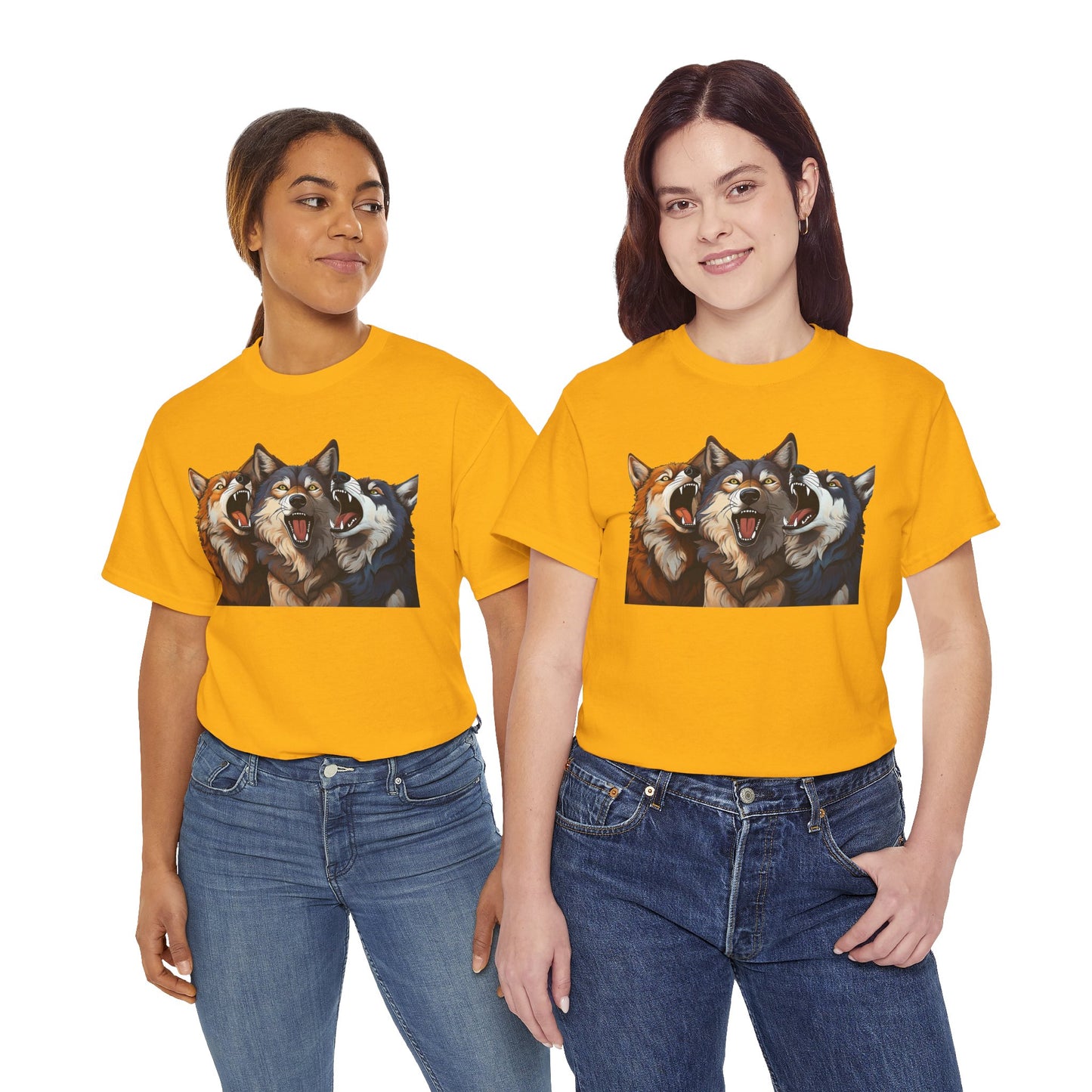 SINGING TRIO of WOLVES - T SHIRT