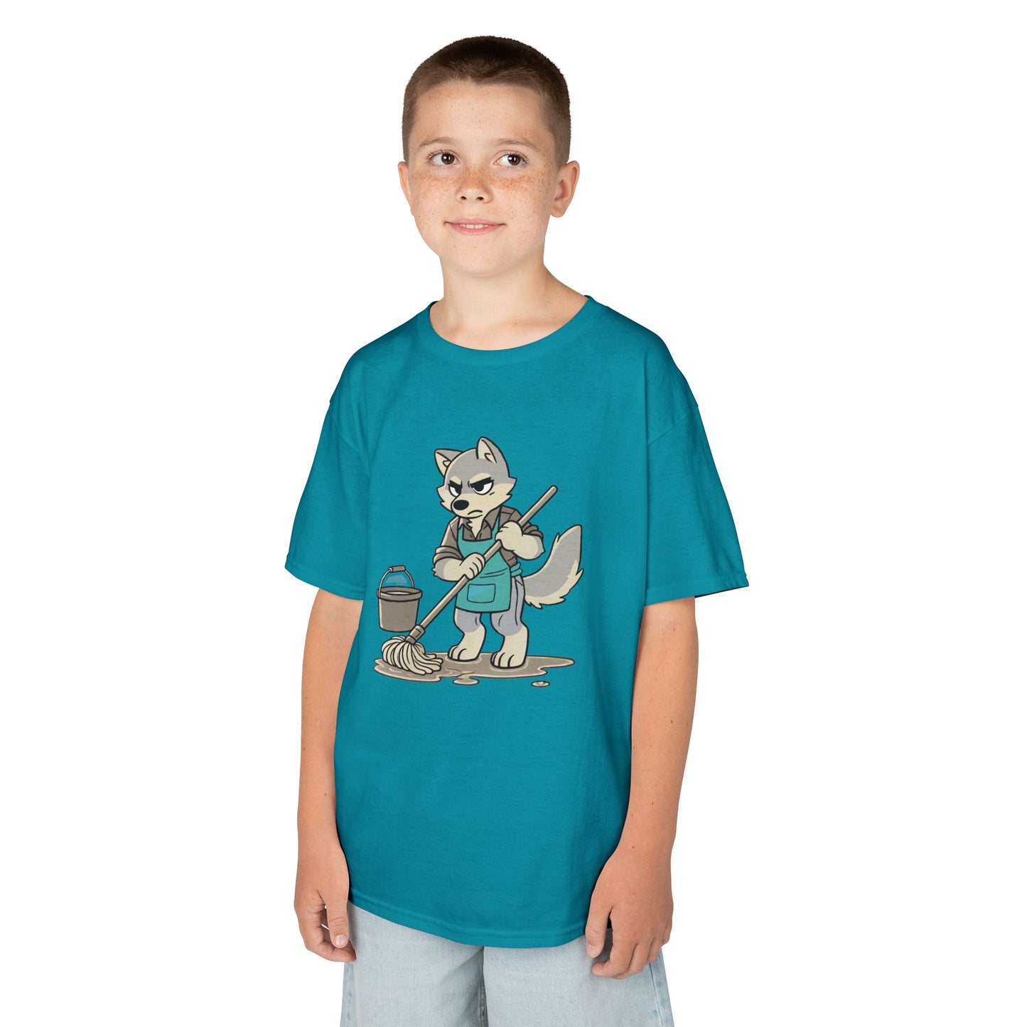 Grumpy Wolf Kid— Mop