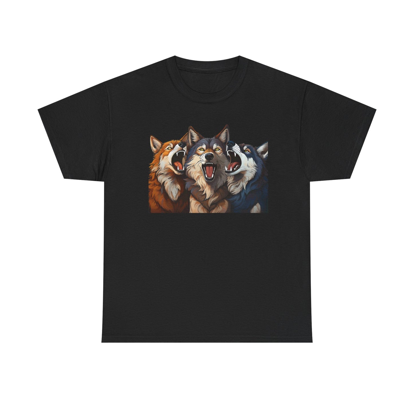 SINGING TRIO of WOLVES - T SHIRT