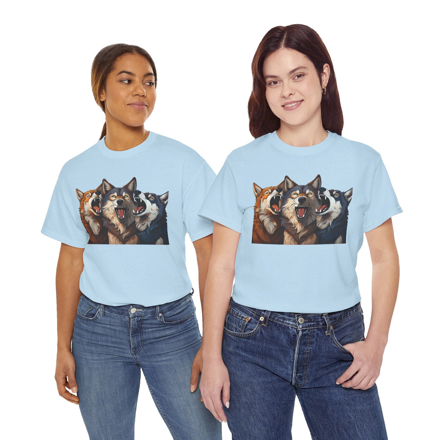 SINGING TRIO of WOLVES - T SHIRT