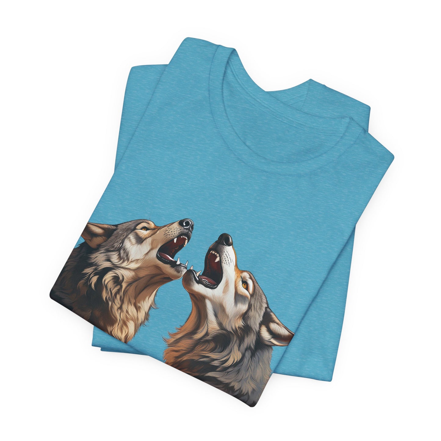 Dualing Wolf Howls - T‑Shirt