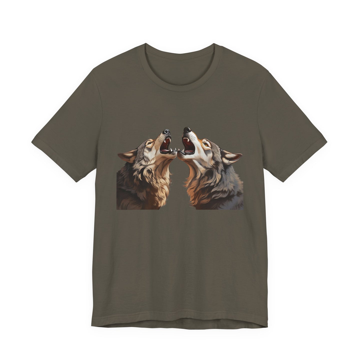 Dualing Wolf Howls - T‑Shirt