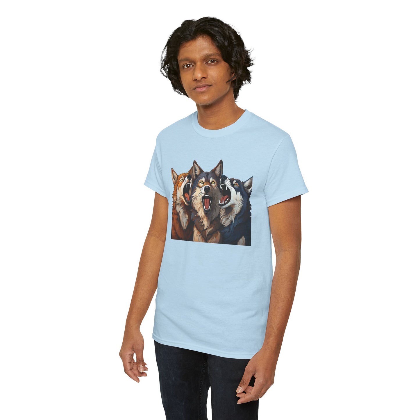 SINGING TRIO of WOLVES - T SHIRT